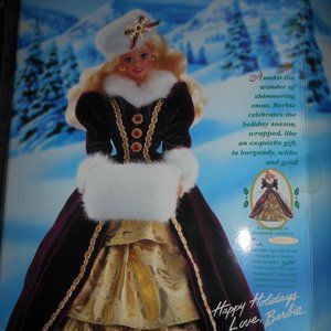 NEW Happy Holidays Barbie 1996 15646